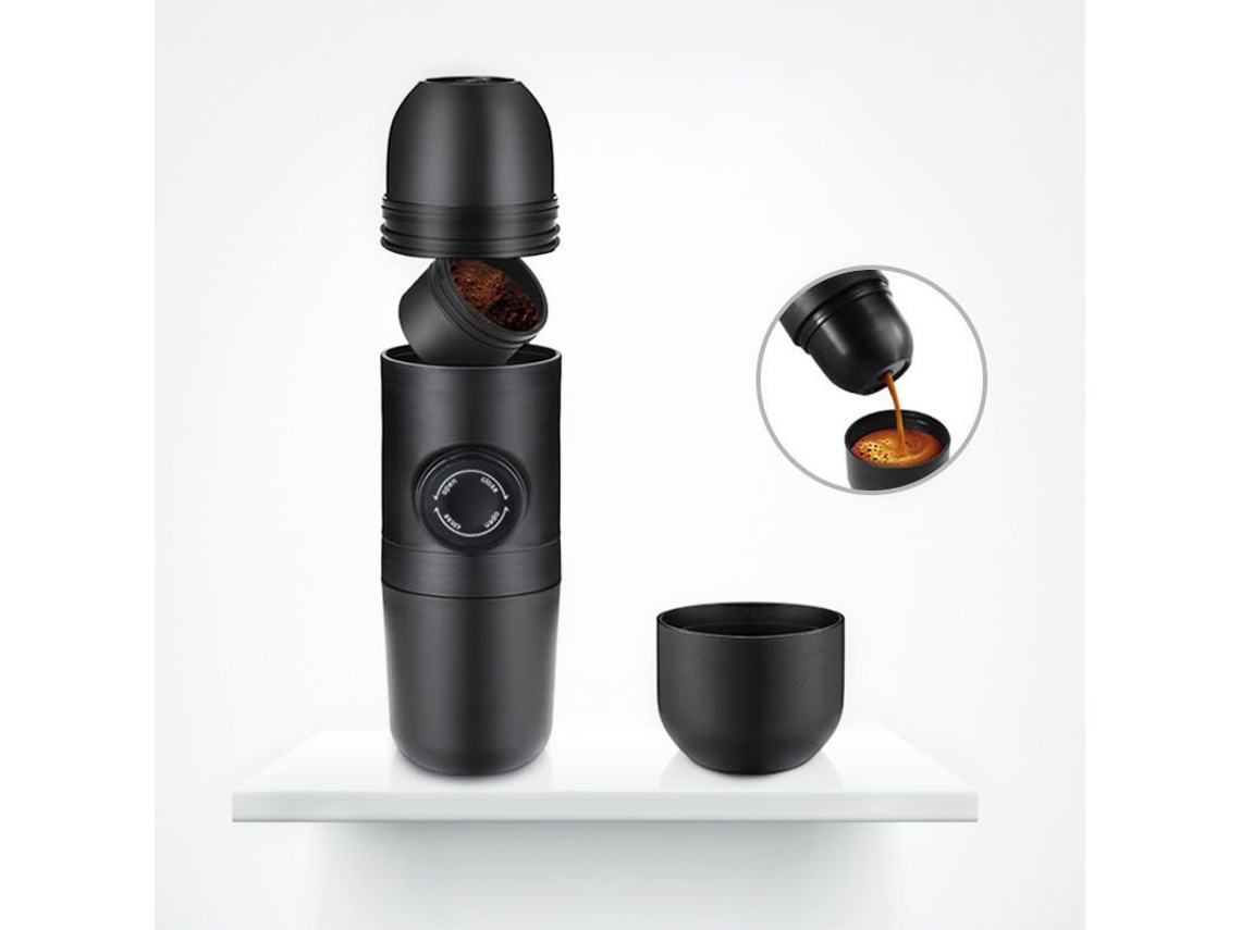 2026-cafetera Manual Portátil 70ml, Mini Cafetera De Café Molido, Espresso Portátil Para Camping Y Senderismo