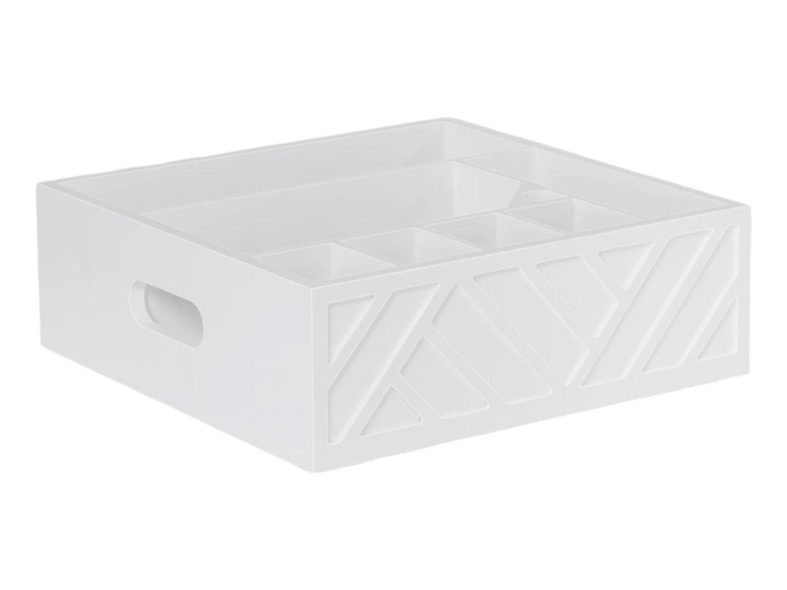 Organizador de cubiertos de madera para encimera, Whiteslowmoose