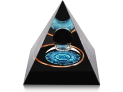 2026-pirámide De Energía Positiva Obsidiana Amatista 2.3×2.3in Para Meditación Cura Reduce Estrés Decoración Regalo