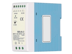 Fuente De Alimentación Berm Mdr-60-12 De Rail Ultra Delgada Industrial 60w 12v 5a Switch Mode Abs