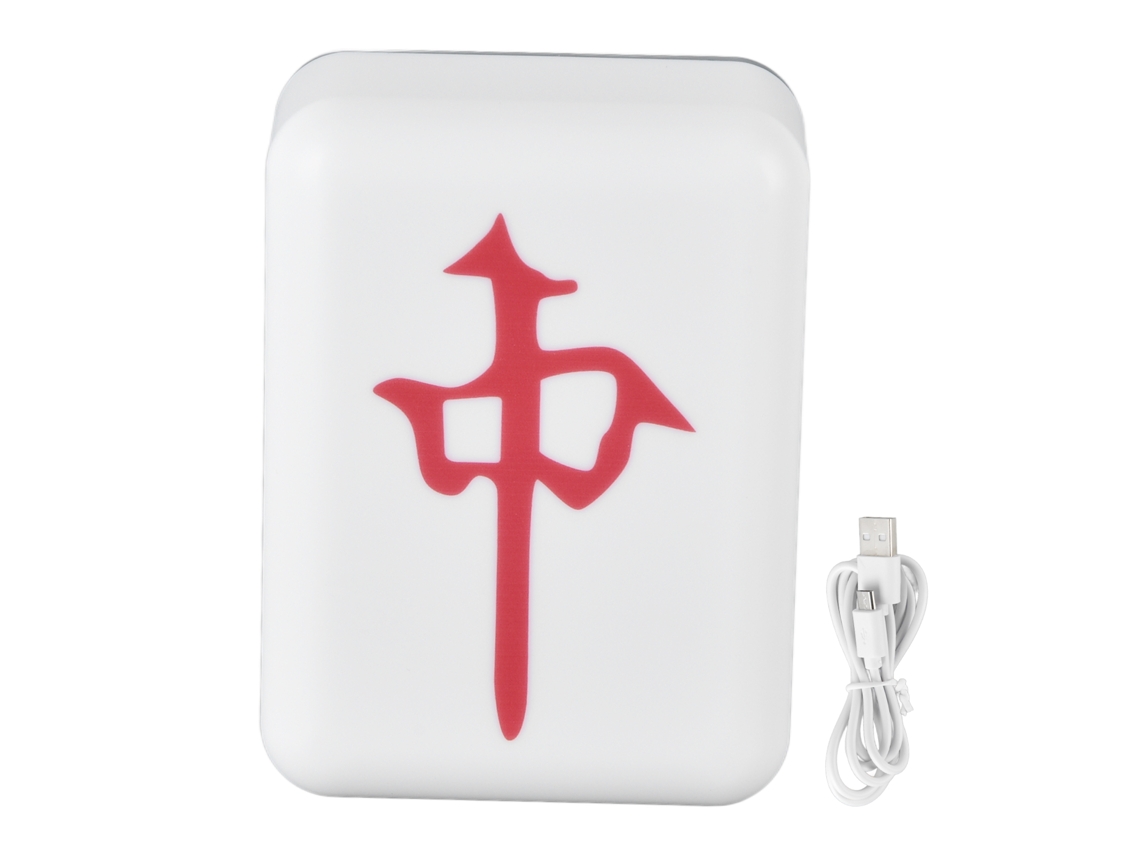 Rebe-lámpara Nocturna De Mahjong Usb Recargable Led Modelo Dragón Rojo Para Decoración Hogar Dormitorio