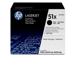 Cartucho de tóner original LaserJet HP 51X de alta capacidad negro Para HP Laserjet series P3005, M3027mfp y M3035mfp