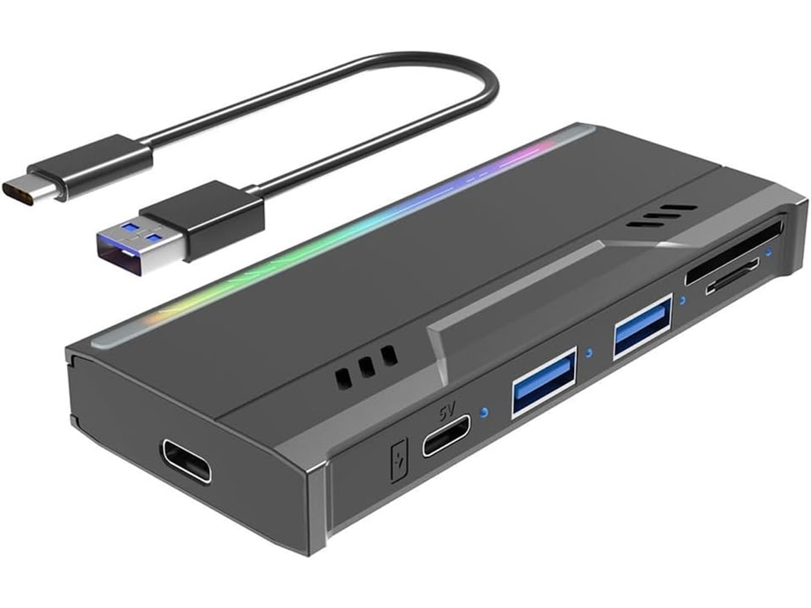 Unidad De Disco Duro Multifuncional M.2 Compatible Con Tarjetas Tf/sd, Protocolo Nvme/ngff, Estado De La Unidad A