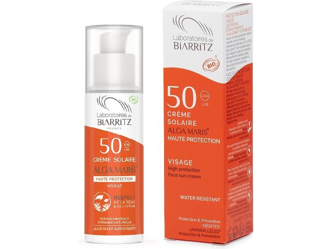 Protector Solar Facial LABORATÓRIOS DE BIARRITZ Alga Maris SFF 50 (50 ml)