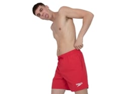 Pantalones Cortos de Playa para Hombre SPEEDO Essentials 16´´ Rojo para Natacion (XL)