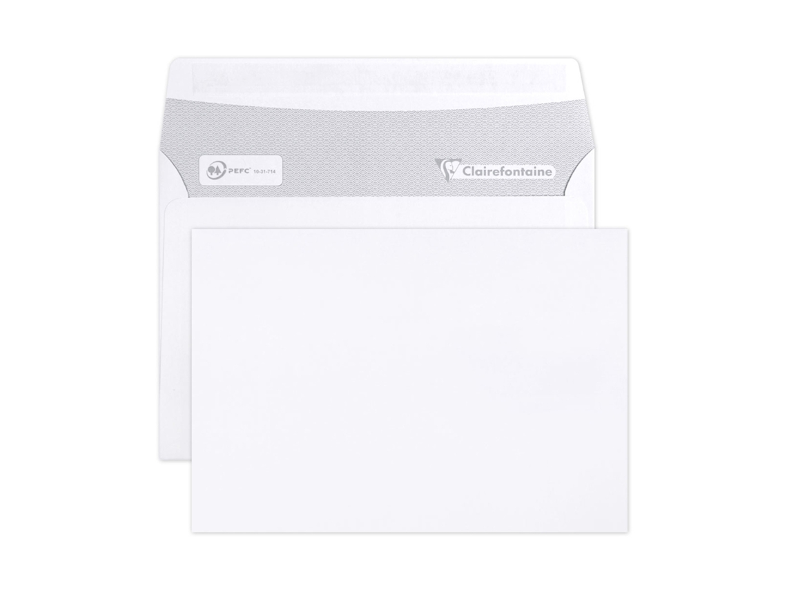 Sobre autoadhesivo CLAIREFONTAINE 90 g (x500)