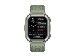 Reloj inteligente militar para hombre, resistente al agua hasta 5 ATM, para deportes al aire libre, compatible con Android y iPhone, color verde, Yizhood