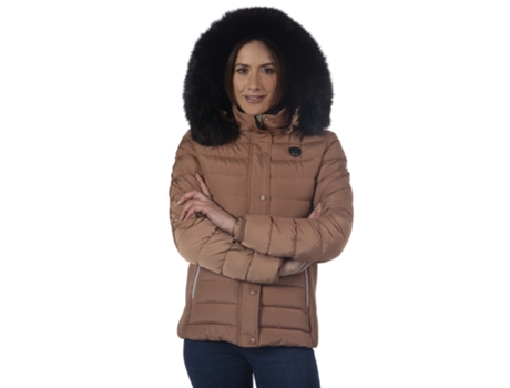 Chaqueta de Mujer FLAGS&CUP Plumas Sarnia Marrón (L)