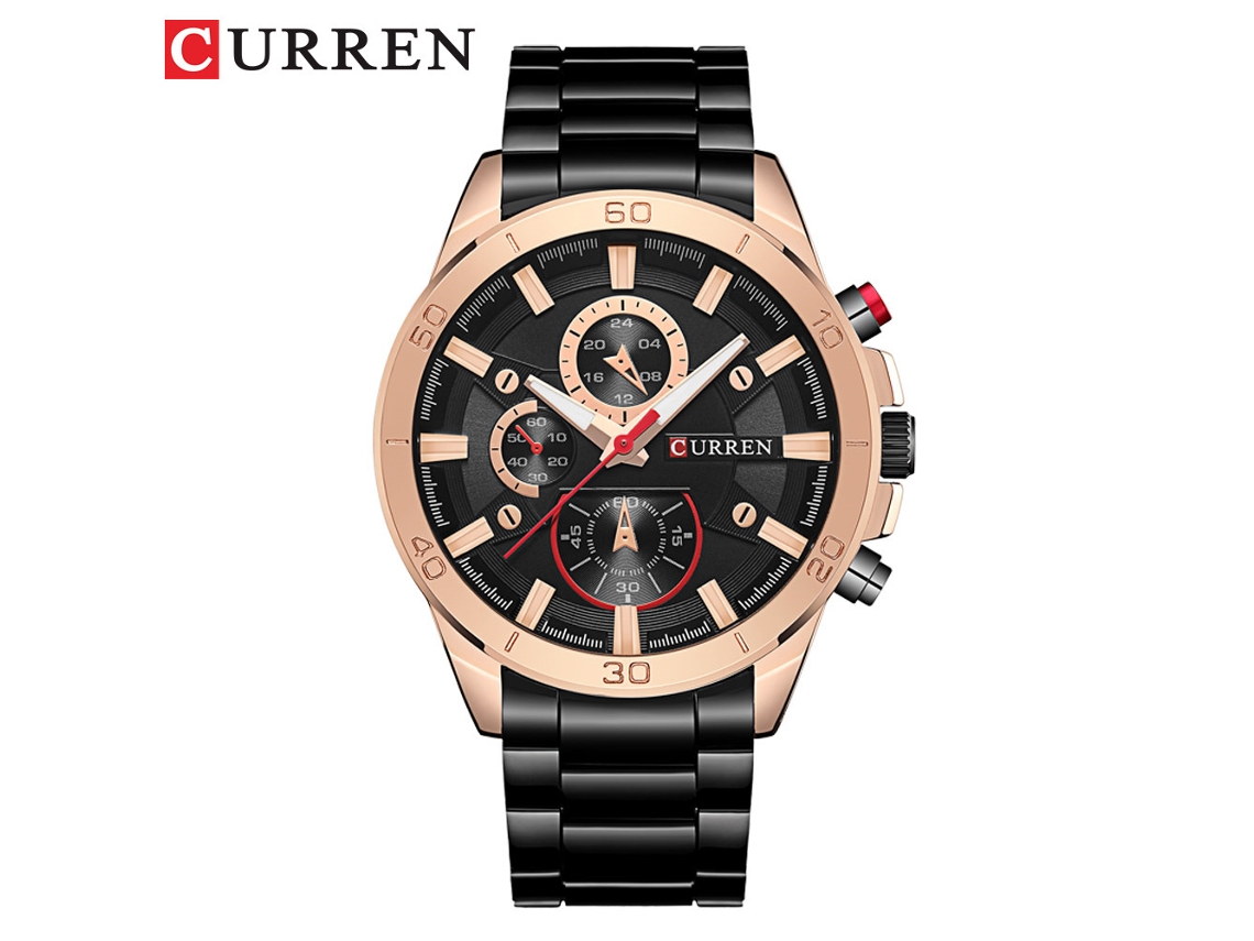 Reloj De Cuarzo Impermeable (dorado) Para Hombre, Reloj De Pulsera Para Negocios, Reloj De Moda Casual Para Hombre.