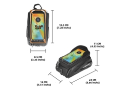 Bolsa Para Cuadro De Bicicleta, Bolsa Para Manillar, Bolsa Impermeable Para Teléfono Móvil Para Teléfonos Inteligentes De Hasta 6, 8 Pulgadas Con Pantalla Táctil