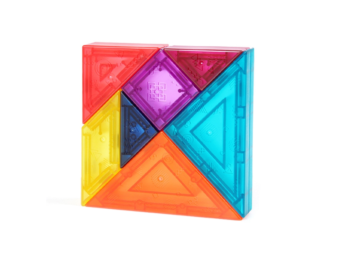 2026-bloques De Construcción Tangram Magnética 3d Para Niños: Rompecabezas De Reconocimiento De Formas