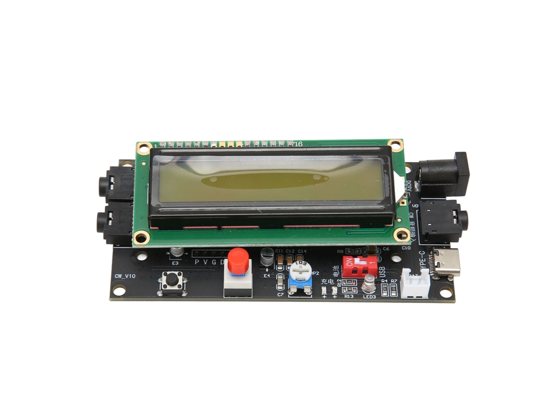 Decodificador Cw Esencial Para Radioaficionados Con Pantalla Led Y Lector De Código Morse Portátil.