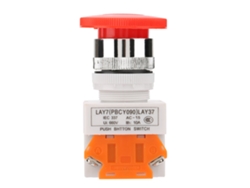 Botón de parada de emergencia con bloqueo automático (22 mm)