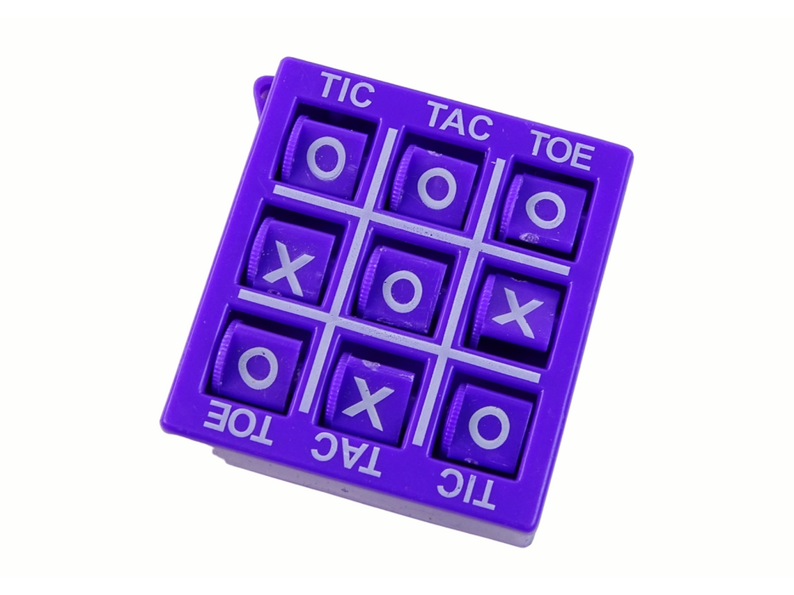 Tres en raya 4,5 cm morado B.active