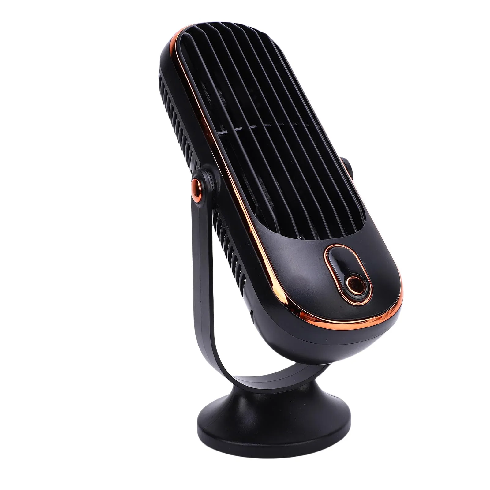 Ventilador De Torre De Escritorio (negro) Recargable Por Usb Con Motor Sin Escobillas Y 5 Velocidades Ajustables.