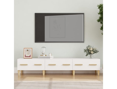 Mueble De Tv VIDAXL Blanco Madera contrachapada (150x34.5x30 cm )