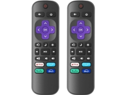 Control remoto de repuesto para Roku TV, control remoto universal compatible con Roku TV con control remoto infrarrojo, reemplazo fácil de usar para Roku TV