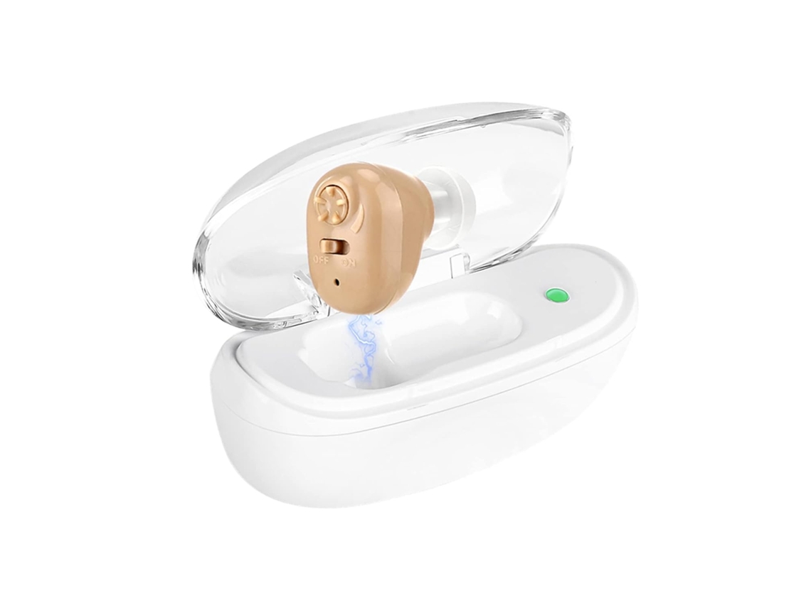 Audífono Recargable Para Personas Mayores, Amplificador Intraaural Para Adultos, Para Uso En Un Solo Oído (beige)