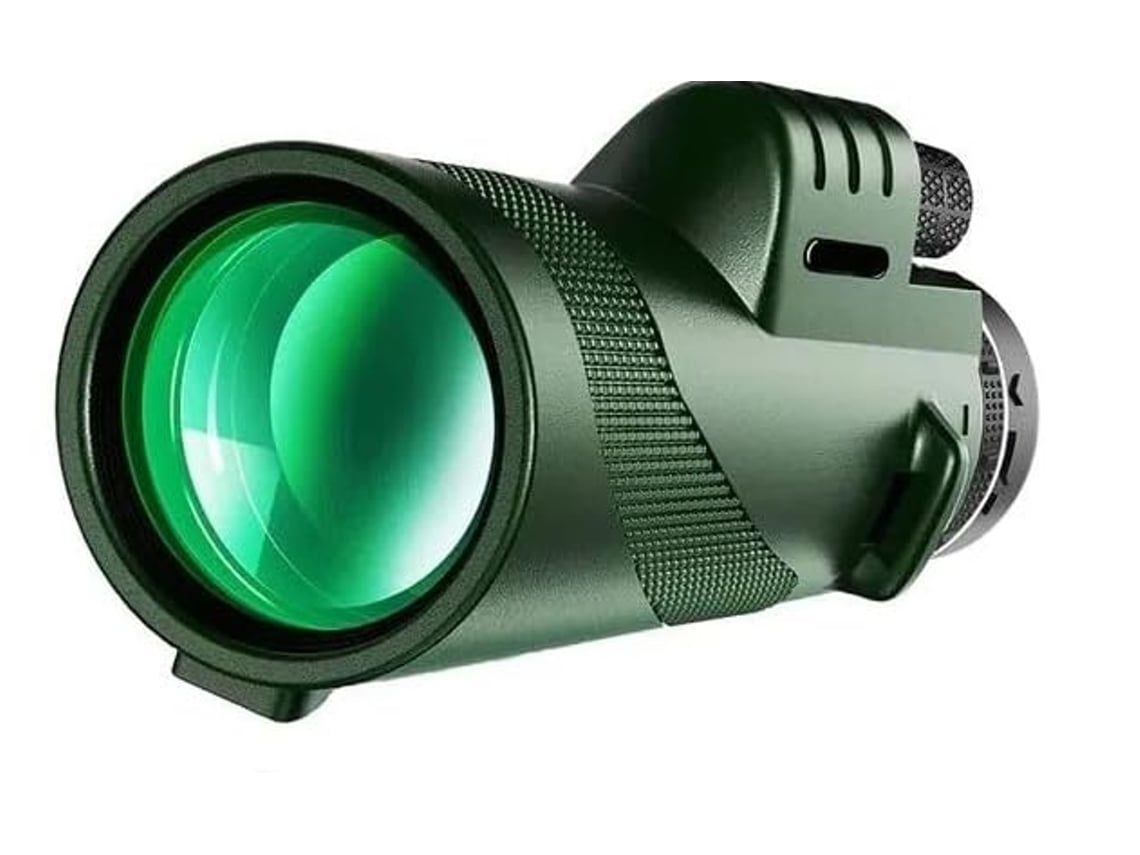 80x100 Hd Zoom Poderoso Telescópio Monocular Binóculos Portáteis Telescópio De Longo Alcance Caça Acampamento Com Tripé Clipe De Telefone Saisiyiky