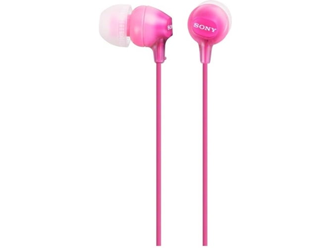 Auriculares SONY MDR-EX15LP (In Ear - Rosa)