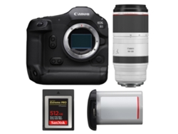 Canon Eos R1 + Rf 100-500mm F/4.5-7.1 L Is Usm + 1 Sandisk 512gb Extreme Pro Cfexpress Type B + Canon Lp-e19 + Ebook Pricedirect