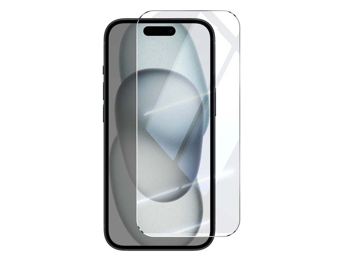 Protector de Pantalla Templado Protector Dureza para iPhone 15 MAYAXESS Vidrio Templado Transparente
