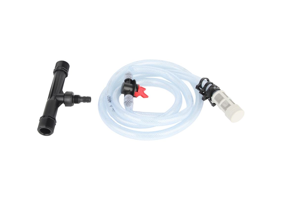 Inyector de fertilizantes de plástico eficiente con tubo de agua para riego por goteo, para césped, jardín e invernadero de 1 pulgada.