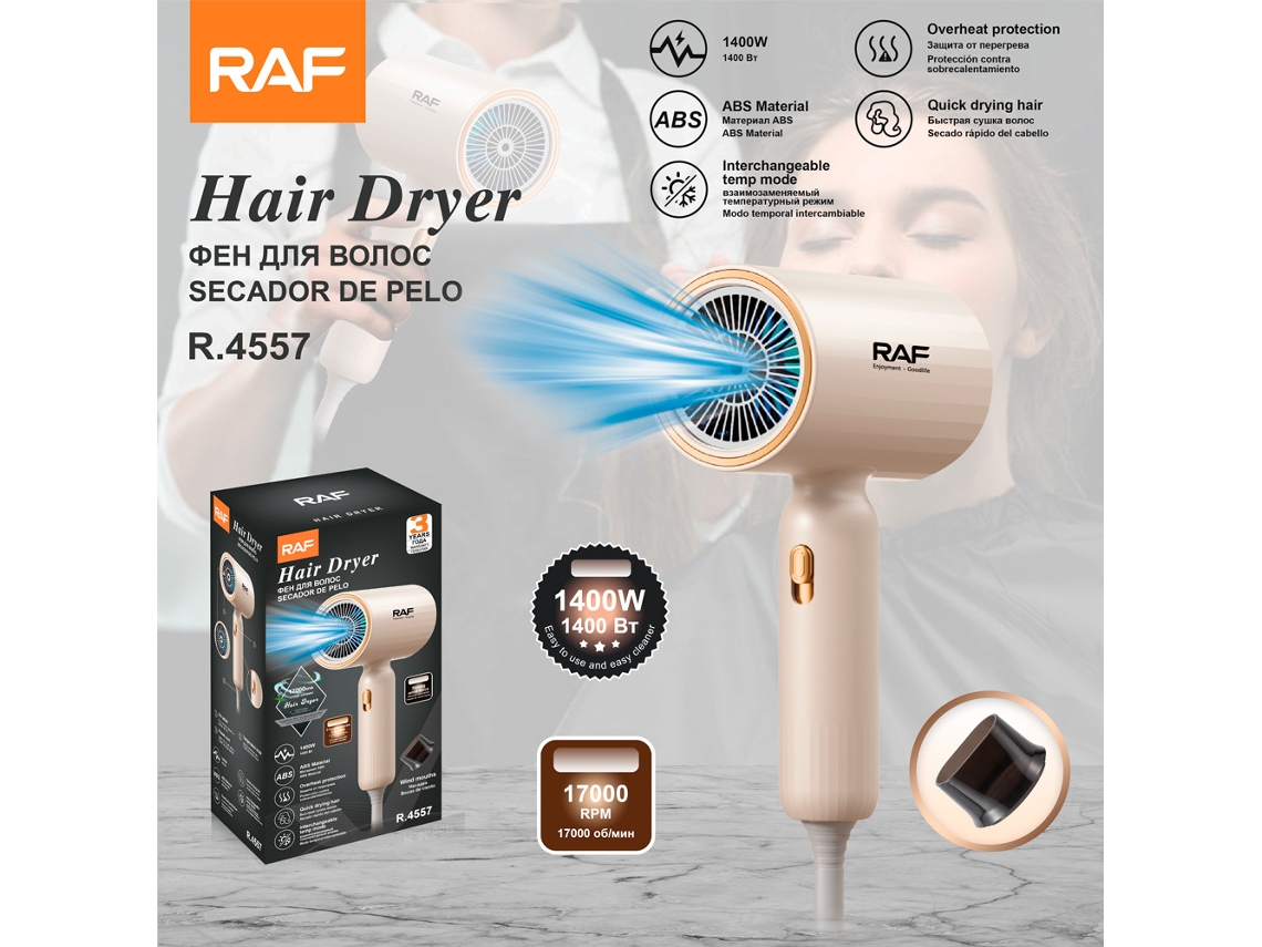 Secador De Pelo De Alta Velocidad Eurogauge - Home - No Daña El Cabello - Secador De Pelo - Anion - Mute
