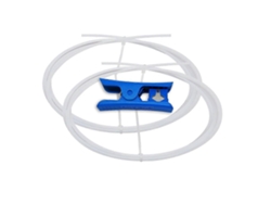 2ps For Bambu Lab P1p/p1s/x1/x1c Ptfe Tube 2.5mm X4mm ,4m Tube With Tubing Cutter For Pla/petg/abs 3d Printer