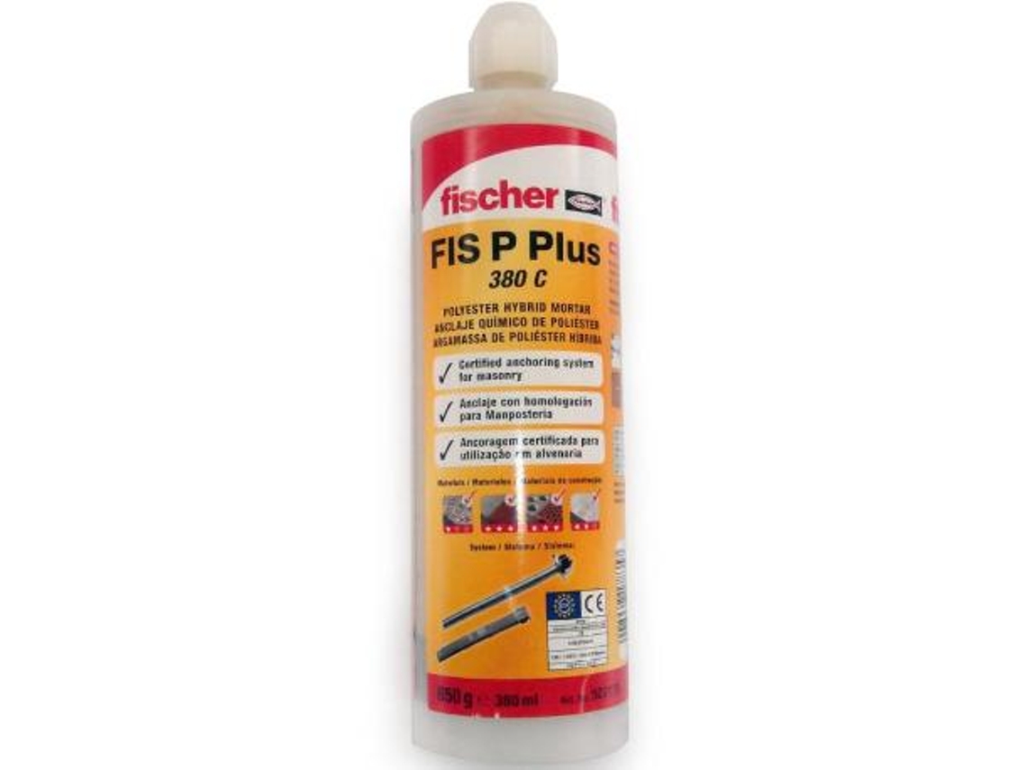 Anclaje quimico fischer fischer p plus 380 c polyester