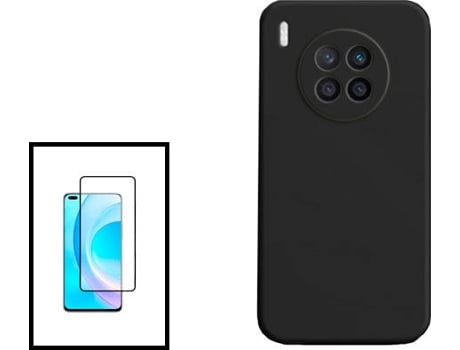 Kit Carcasa + Protector de Pantalla Honor 50 Lite GIFT4ME Negro