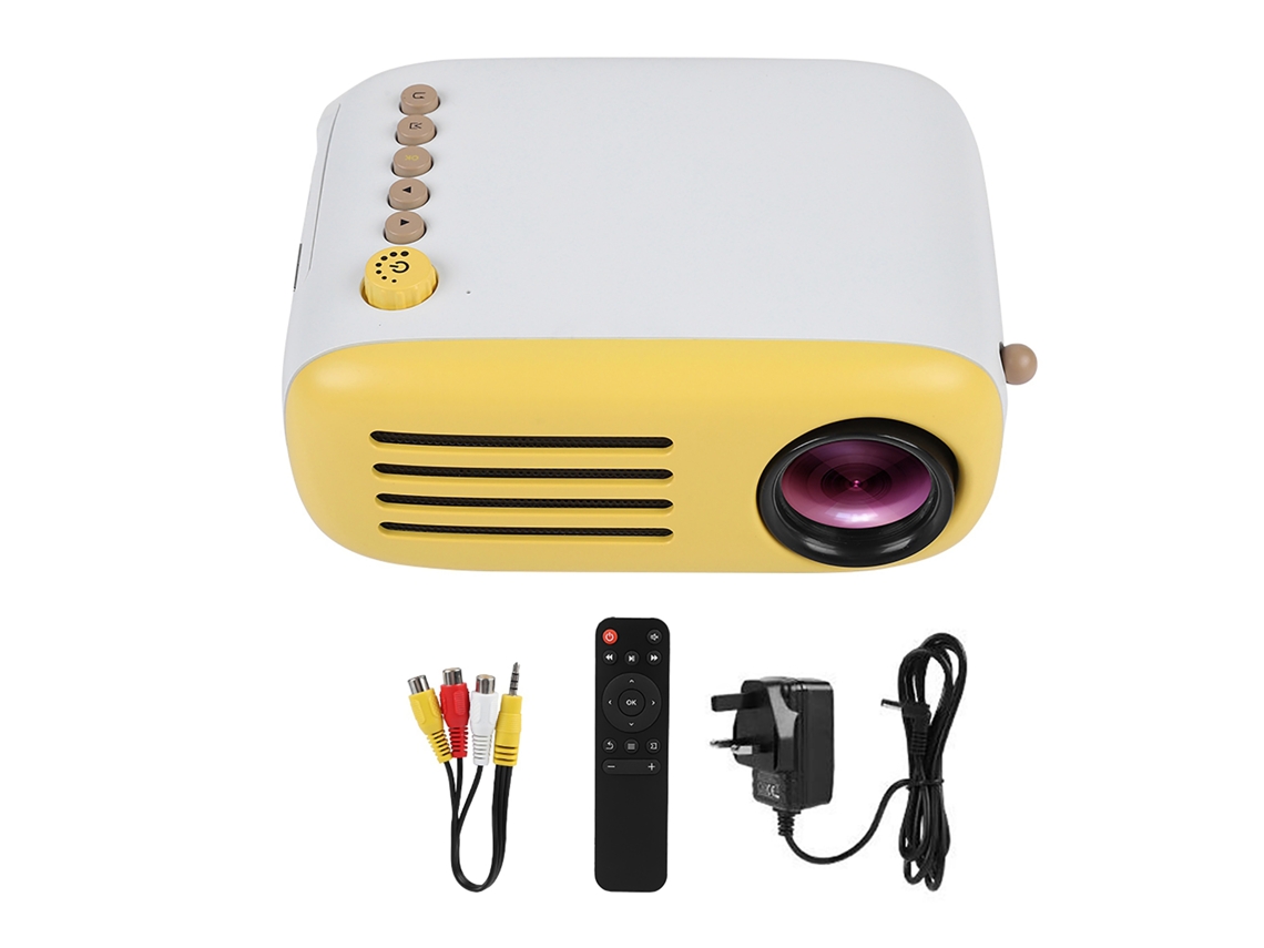 Proyector (soporta 1080p, Mini Portátil Para El Hogar)