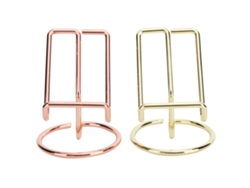 4pcs Soporte De Teléfono De Hierro Forjado Portátil Para Escritorio Función Multiuso Para Lectura Y Pantalla
