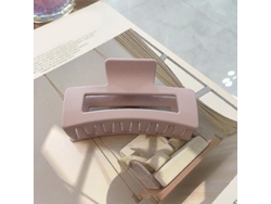 2026-pinza Para El Pelo De Plástico/resina De 10.5x5.8cm, Diseño Geométrico, Fashion, Accesorio Casual Para Fiestas Y Vida Diaria