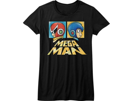 Camiseta ROCKINSTONE Junior Profiles Proto Man y Mega Man (XXL)