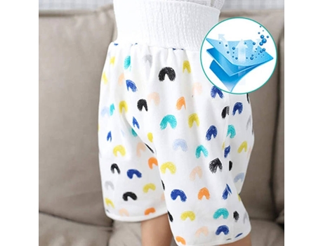 Pañal para Bebé 2 en 1 Impermeable y Absorbente M (0 - 4 Años)