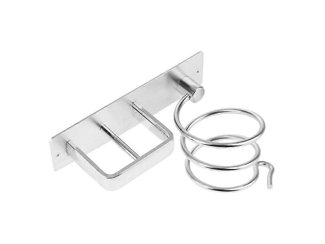 Soporte de pared para secador/plancha de pelo con almacenamiento de cable - GOKOCO