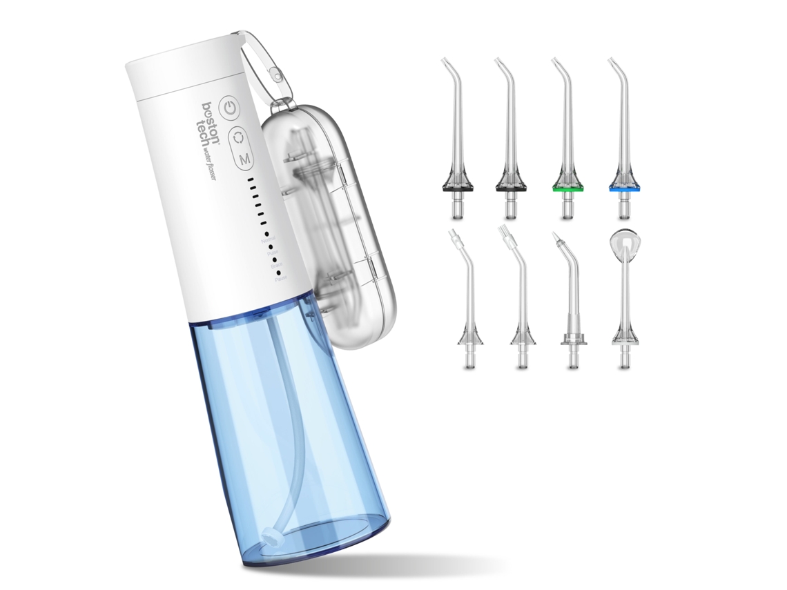 Irrigador dental UltraCare One 8 boquillas incluidas, 4 modos, 6 Niveles, Portátil