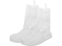 2 Pares De Cubrezapatos De Pvc Impermeables Y Antideslizantes, Protectores De Zapatos Reutilizables Y