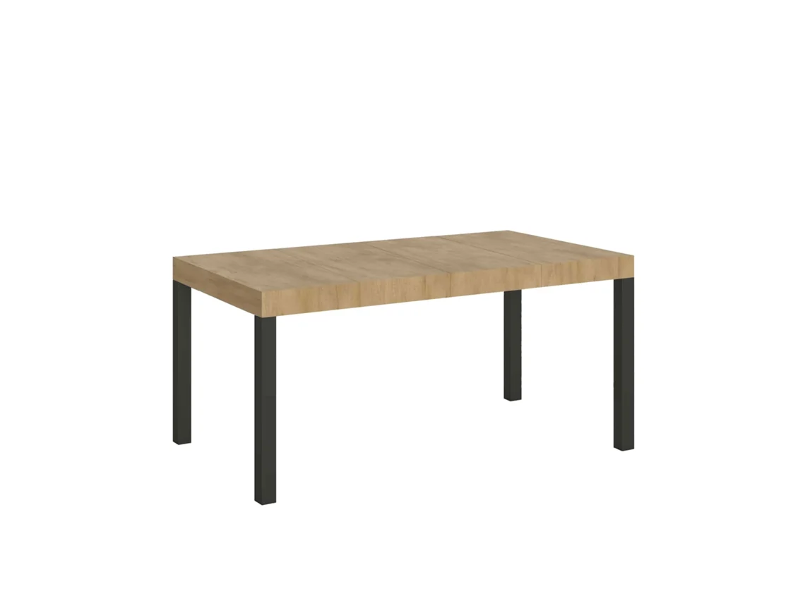Mesa extensible 90x130/234 cm Everyday Premium Roble Natural estructura Antracita ITAMOBY