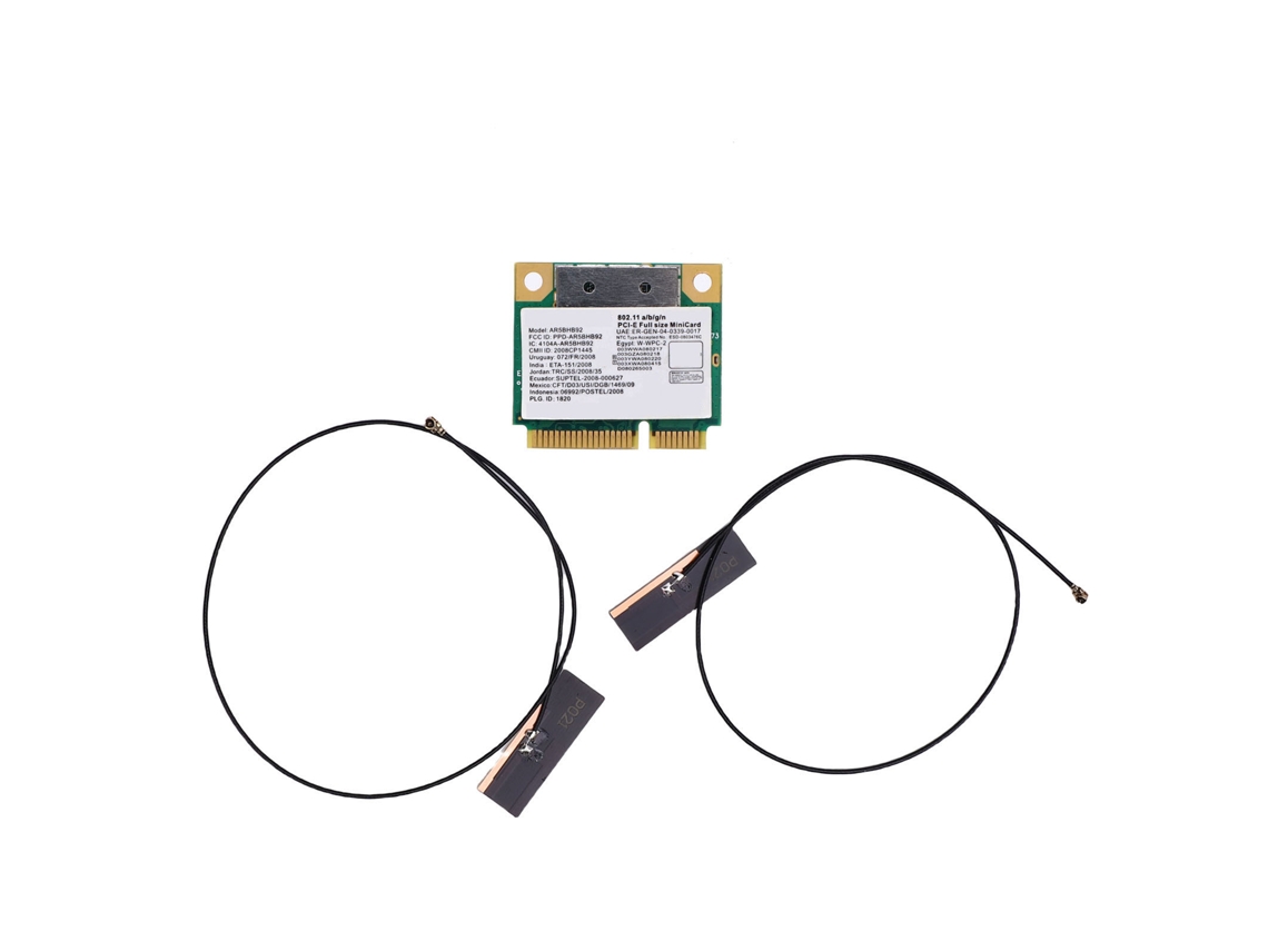 Tarjeta Wifi Pcie De Doble Banda Ar5bxb92 Ar9280 Para Portátil 2.4ghz 5ghz 300mbps Win Linux