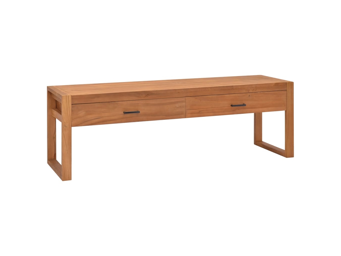 Mueble de Armario Tv 140X40X45 Cm Madera de Teca Reciclada