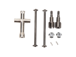 Eje De Transmisión Trasero De Acero Para Coches Rc 1/16 Scy 16101 16102 16103 16201 (repuesto)