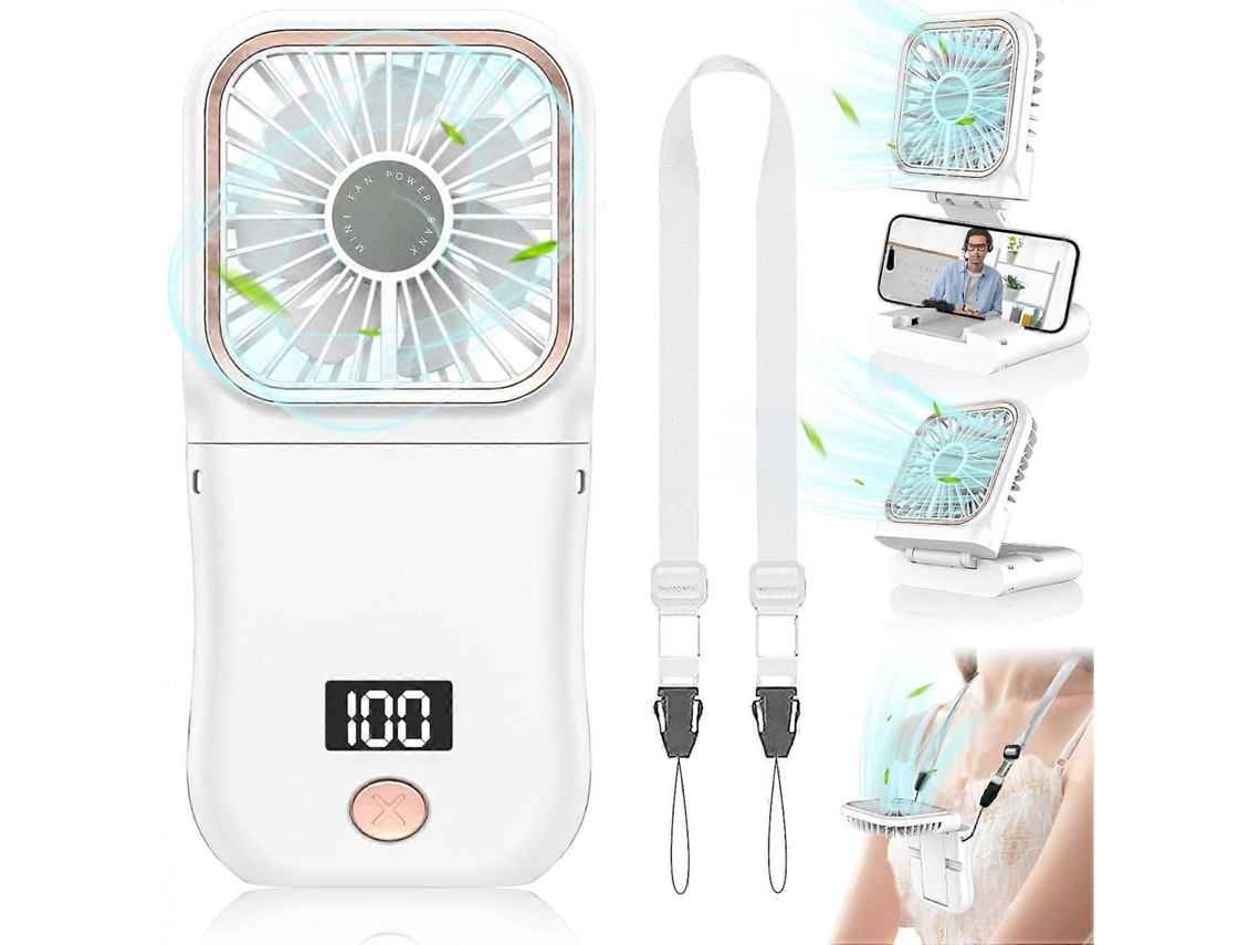 1 Ventilador Portátil Com Bateria Recarregável