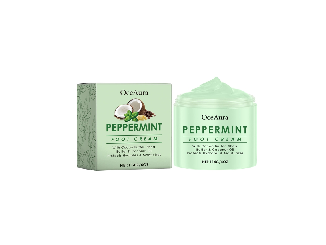 Crema para pies Worten Mint para hidratación diaria