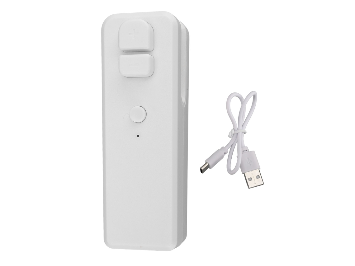 Mini Selladora Magnética Recargable De 400 Mah Con Cortador Para Bolsas De Plástico - Blanca