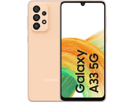 Smartphone SAMSUNG Galaxy A33 5G (6.4'' - 6 GB - 128 GB - Naranja)