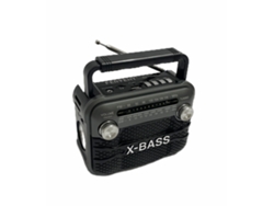 Radio portátil compacta con salida de 3 W, FM/AM/SW1 6, reproducción USB/TF/Bluetooth, multibanda y linterna, ideal para uso en interiores y exteriores. Viewleaf