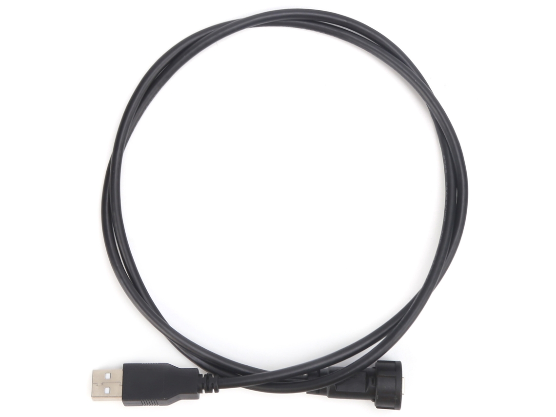 Conector USB hembra impermeable para montaje en panel con cierre a presión, suministros industriales E10mc-ba-m/u2-am(1m)
