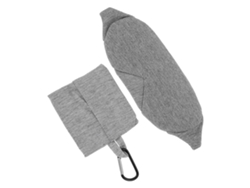 Antifaz cómodo de color gris oscuro para conciliar el sueño. TAISHENGDA